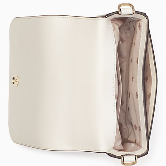 Kate Spade Staci Square Crossbody Saffiano Leather Parchment - Picture 4 of 16